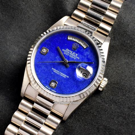 rolex 18239 day date|Rolex Day-Date lapis dial.